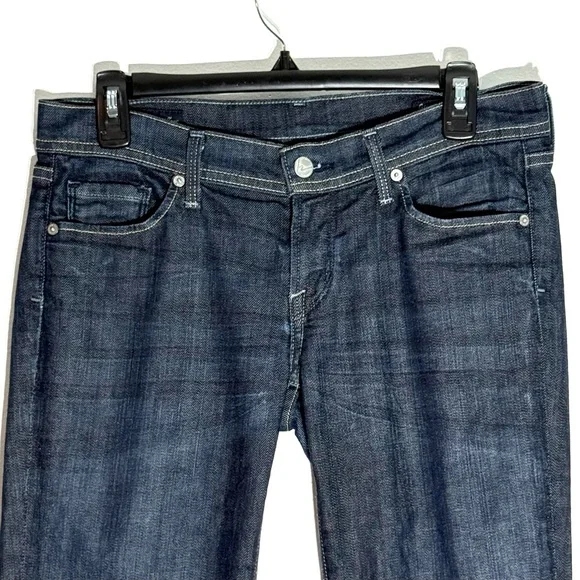 Citizens Of Humanity Indigo Wide Leg Jeans - Picture 2 of 4